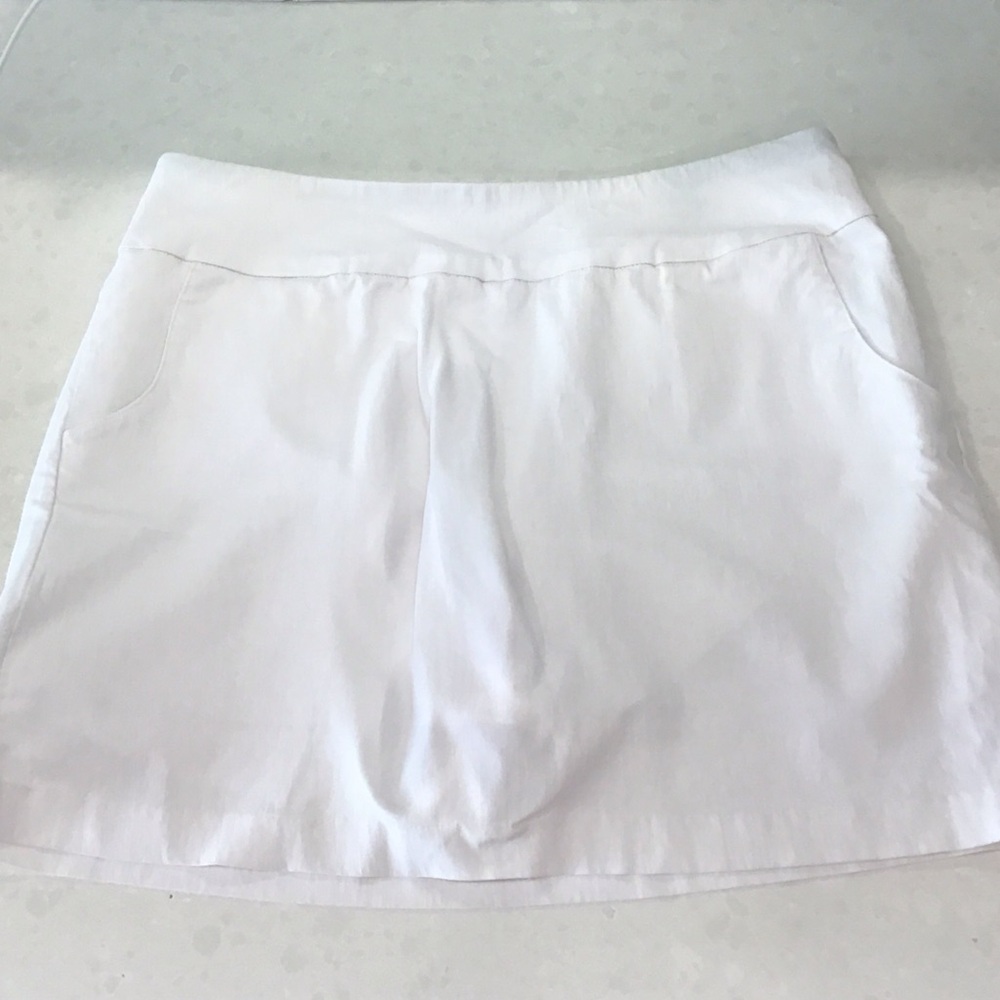White Mini Skirt skort